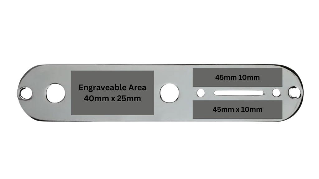 Custom Engraved Fender-Telecaster Style Control Plate