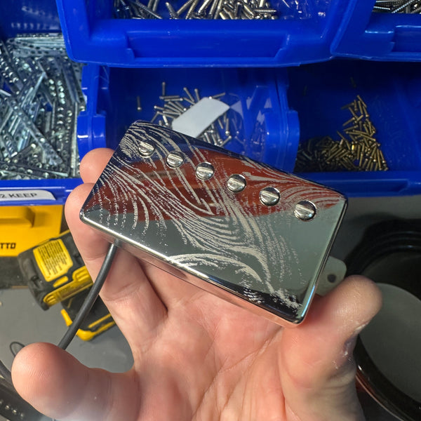 Wood Grain Pattern Humbucker Nickel Dylan Talks Tone