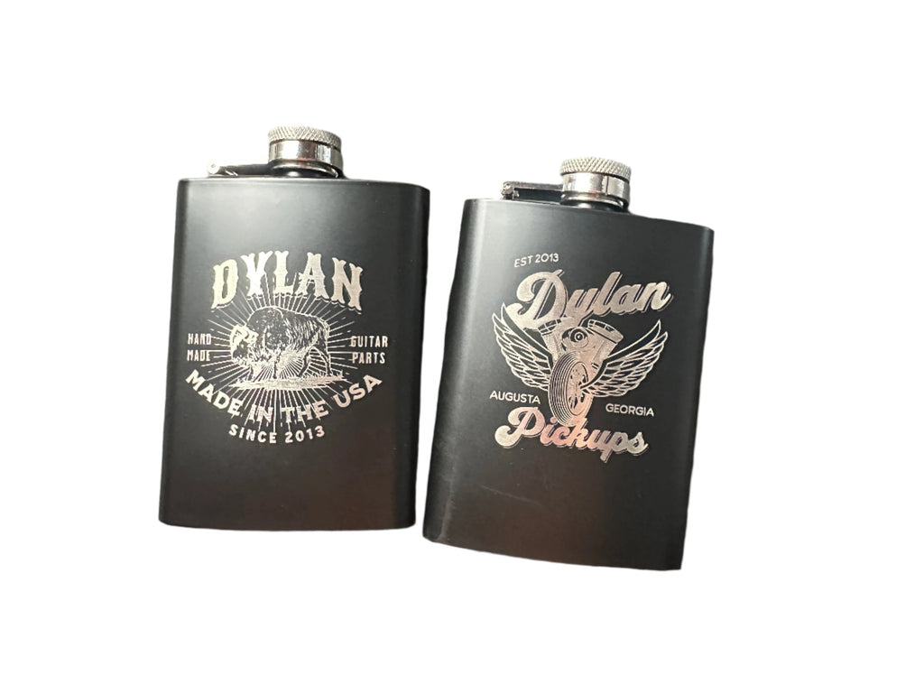 Dylan Pickups Augusta Twin Flask Black