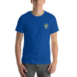 Royal Blue Tones brigade t-shirt front