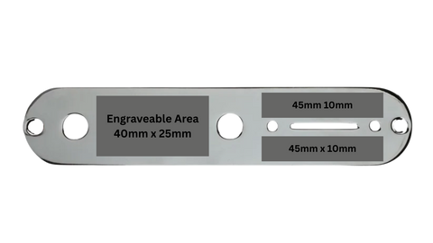 Custom Engraved Fender-Telecaster Style Control Plate