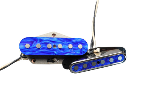 Flat 6 T-Style Pickup In Blue Pearl Acrylic