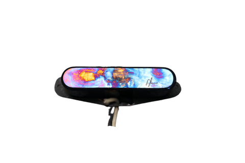 Hand Flamed Flat 6 Tele Neck Pickup