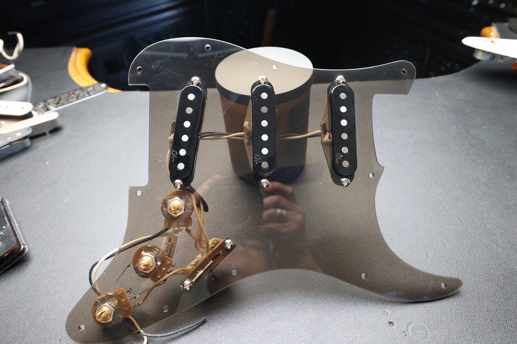 Loaded Strat Pickguard Smoke Acrylic  Bonneville Prototype