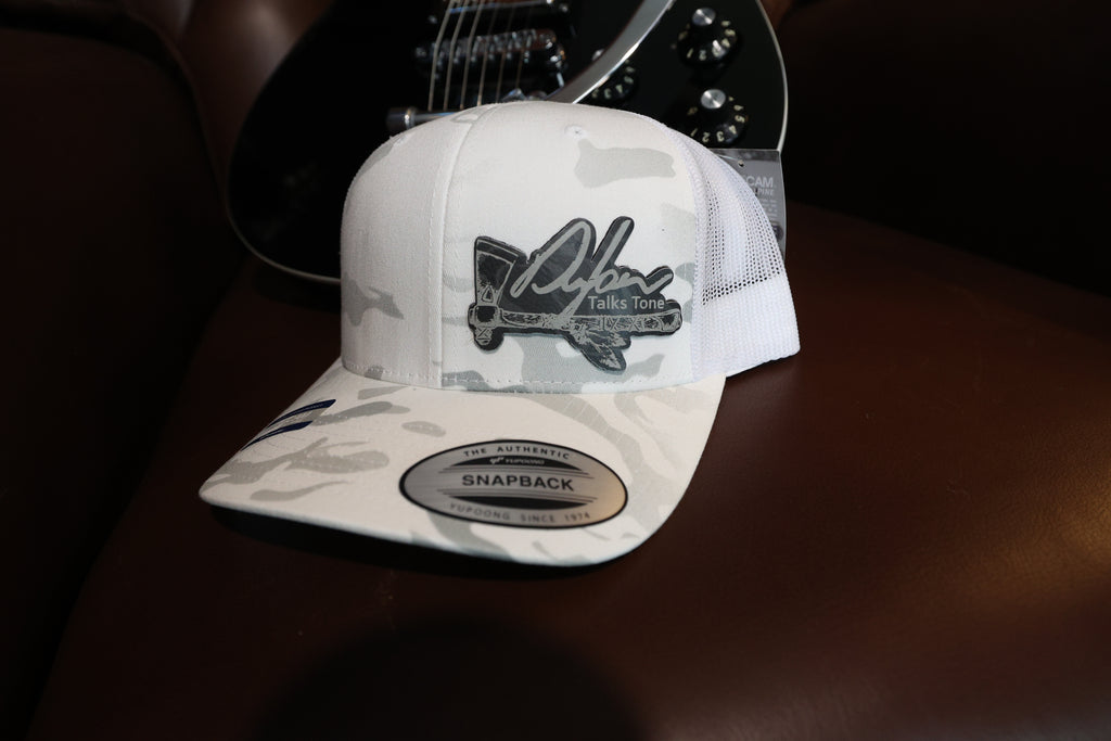 DTT Tomahawk On White Multicam Hat
