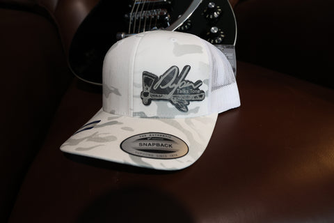 DTT Tomahawk On White Multicam Hat