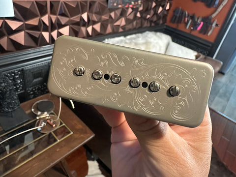 P90 Soap Bar With Custom Cover Filigree (Matte or Polished)