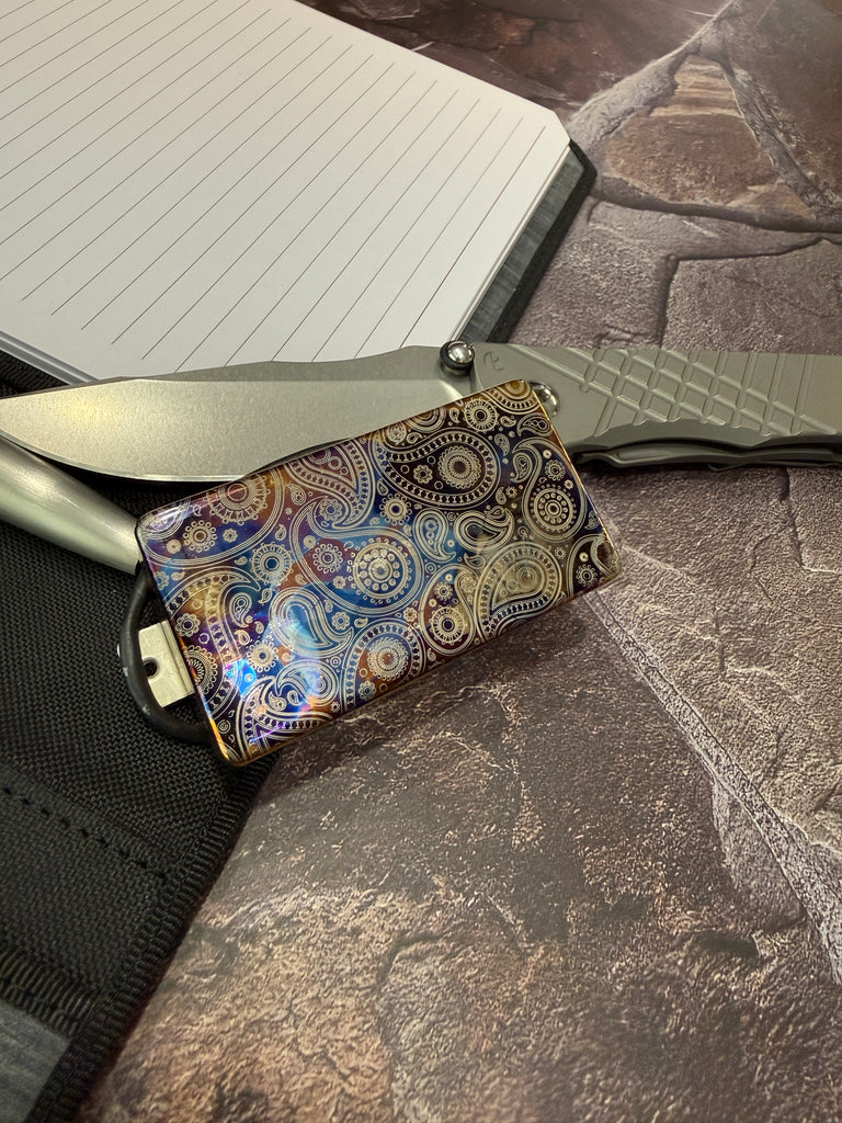 Flamed Nickel Paisley DAF Humbucker
