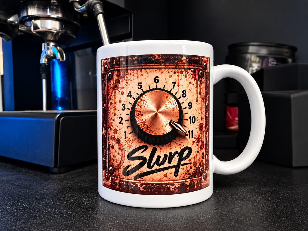 The SLURP Mug — Turn Your Coffee Up to 11